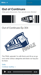 Mobile Screenshot of outofcontinues.com